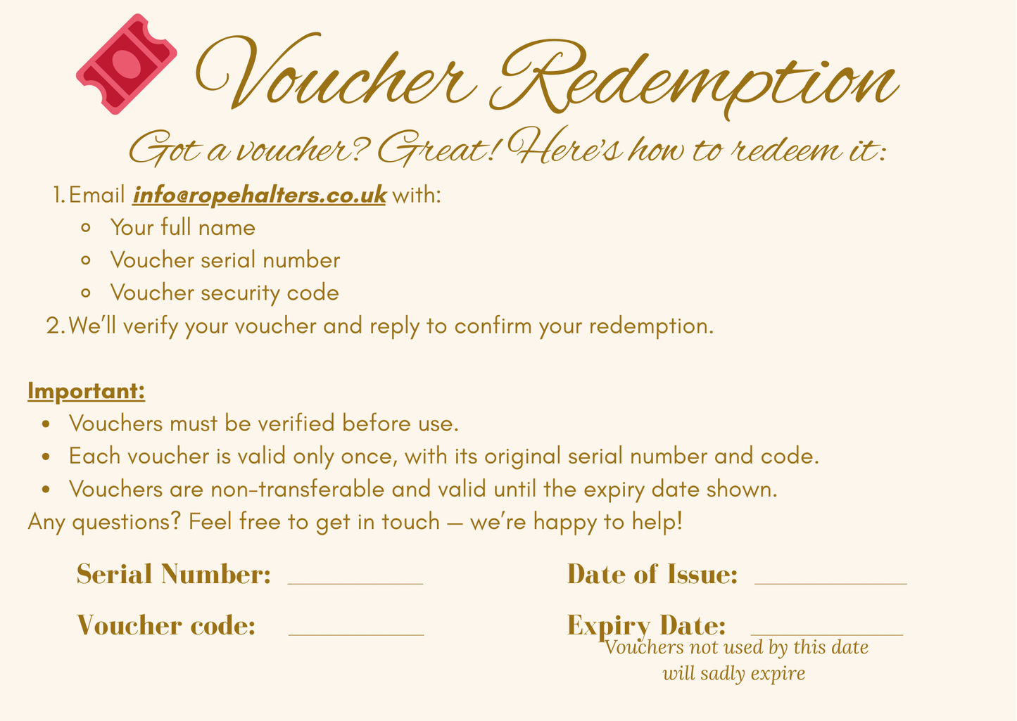 The Zenozoic Halters Gift Card